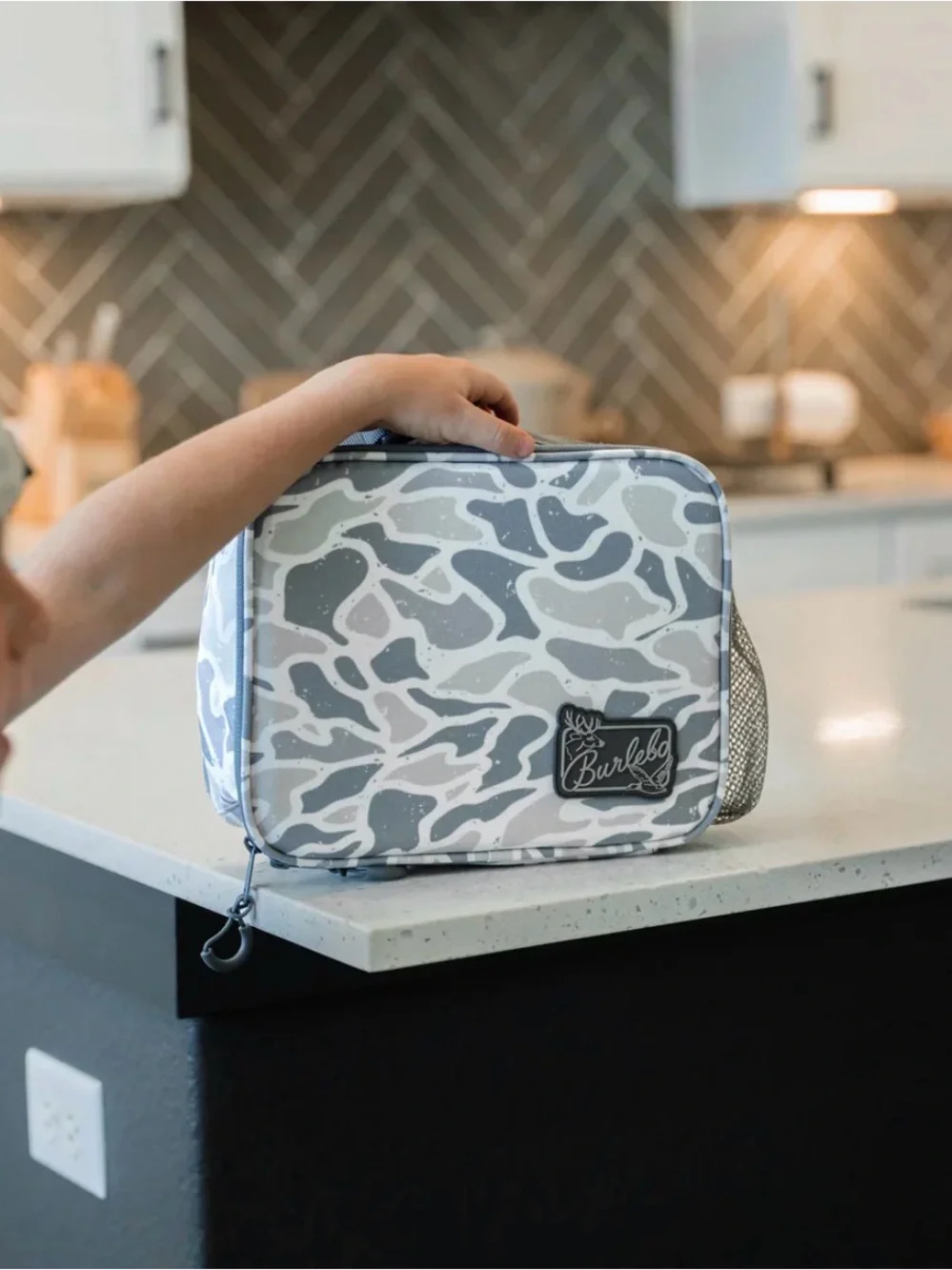 Burlebo White Camo Lunchbox